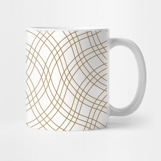 Thin Gold Lines Basket Weave by PSCSCo